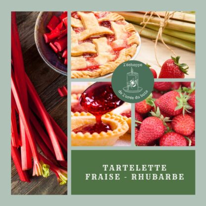 Tartelette Fraise - Rhubarbe
